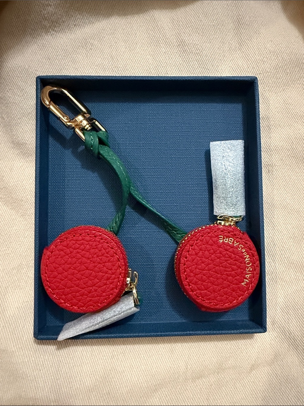 Maison de Sabre SABREMOJI Cherry Airtag Fruit Charm - Picture 3 of 7